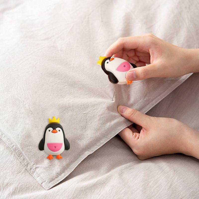 Duvet klip selimut memperbaiki seprai kasur pin selimut Quilt portabel pemegang fiksasi selimut penutup Duvet klip pemegang untuk selimut tempat tidur
