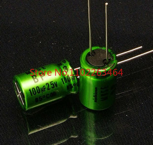 Condensador electrolítico sin electrodos de audio original de nichicon BP 100uF/25V