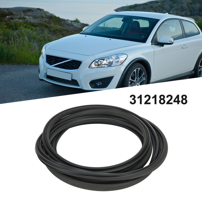 Durable Exquisite High Quality Practical Sunroof Glass Seal 1Pcs 31218248 Accessories Black Direct Replacement