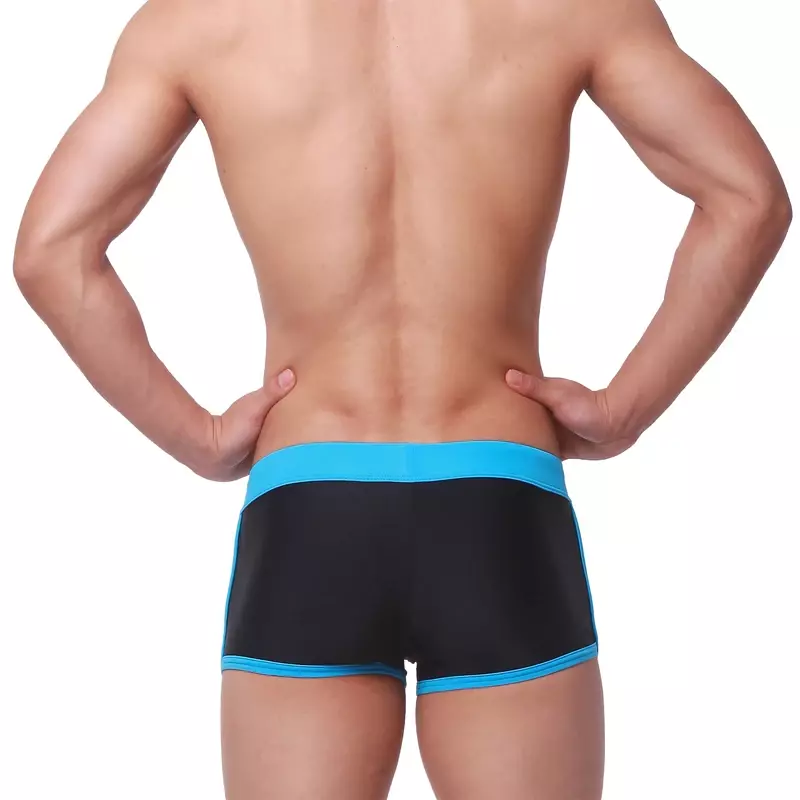 メンズ水着高品質のセクシーな男性の水着水泳パンツボクサービーチショーツsungaワンピーススイムスーツマイヨ · ド · ベインzwembroekヘレン