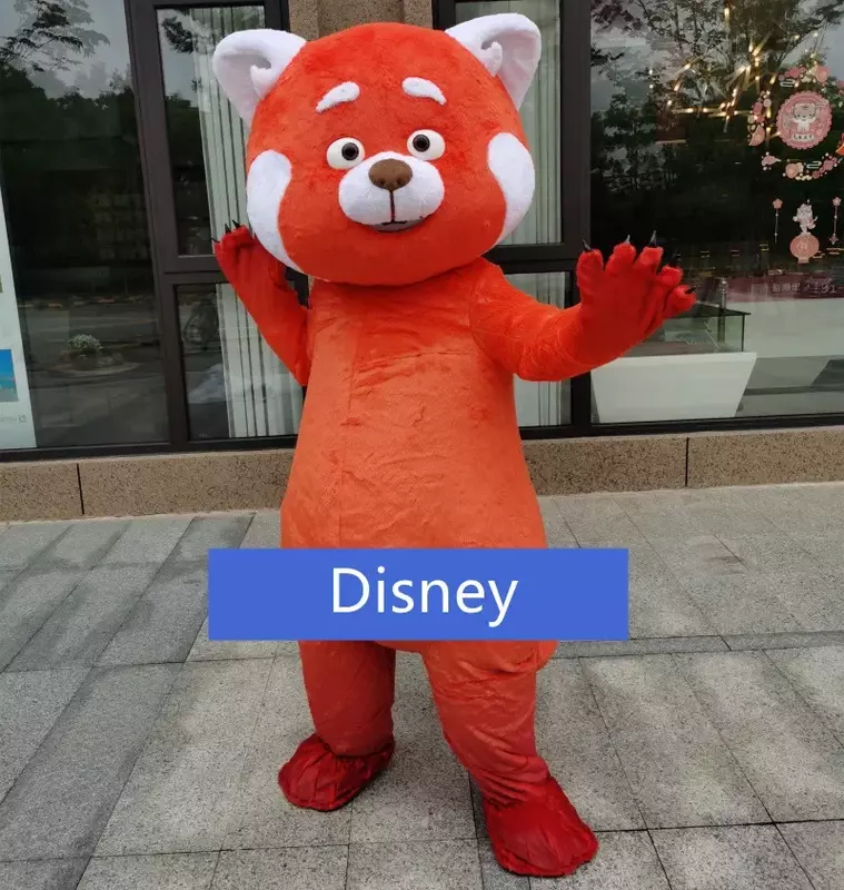 Cosplay Disney Cartoon character Pixar Turning Red Bear Costume della mascotte Costume pubblicitario Fancy Dress Party Animal carnival