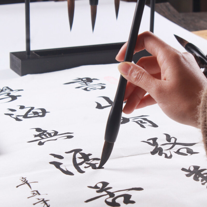Pismo bieżące szczotka kaligrafii chiński krajobraz pędzel do malowania wiewiórka pędzel do malowania włosów Tinta chiny Caligrafia