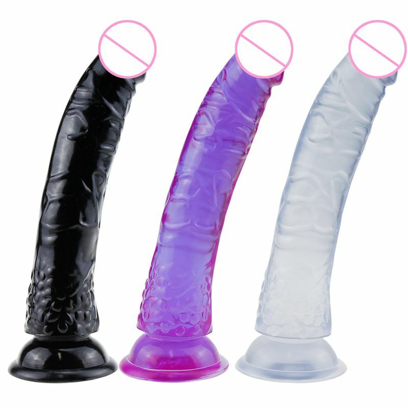 Dildos coloridos simulados para adultos, pênis pequeno transparente, simulação falo, plug anal, masturbador feminino, vibrador, brinquedos sexuais, suprimentos