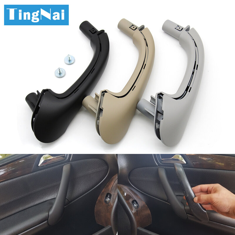 3 Colors Upgraded Car Interior Accessories Door Pull Handle Replacement For Mercedes Benz W203 C Class 2000-2007 2038101551