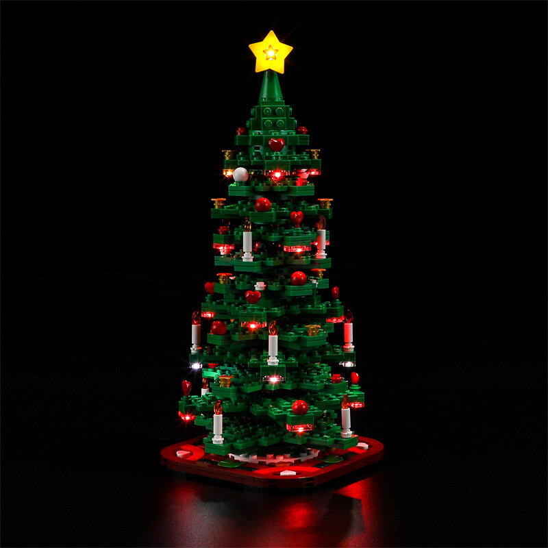 Фотообои для рукоделия, набор для Lego 40573, Рождественская елка (только фотосессия, без модели блоков)