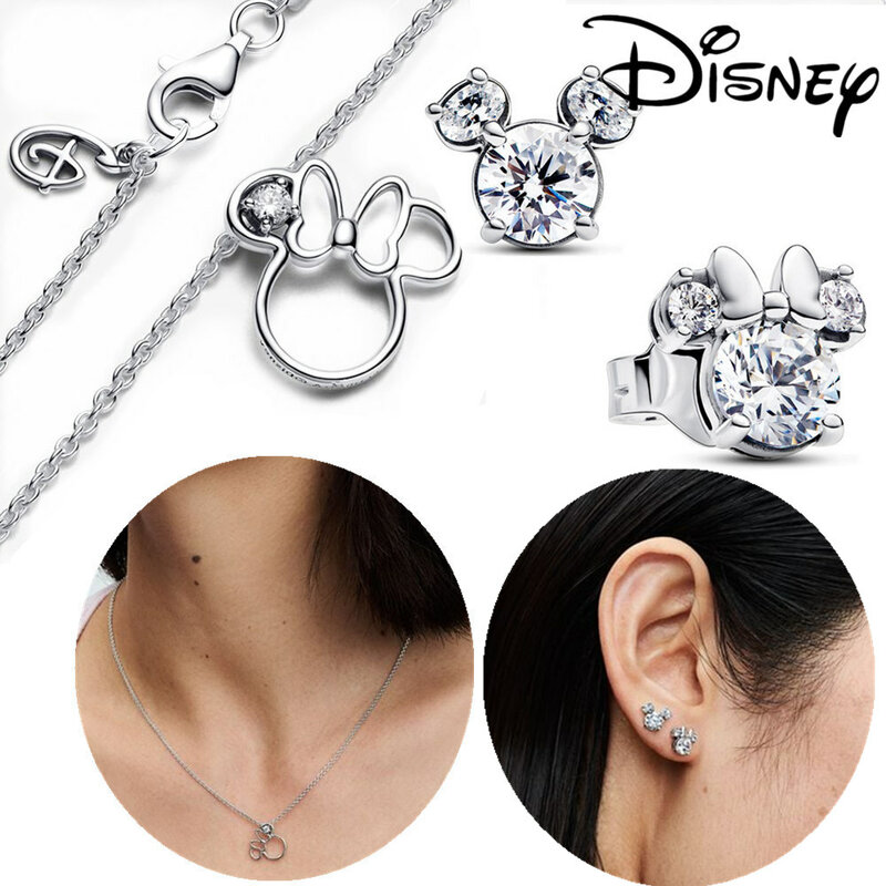 Disney-925 encantos de prata para mulheres, ponto, bolo de aniversário, se encaixa pulseira pandora original, contas para fazer jóias
