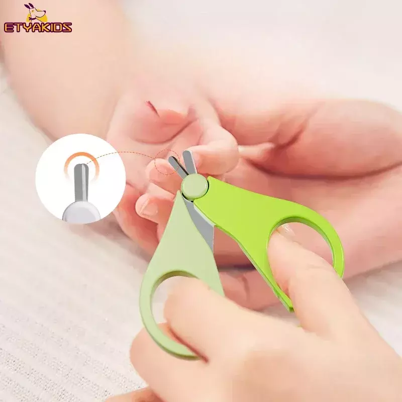新生児用ミニネイルクリッパー、安全はさみ、便利なカッター、毎日のベビーネイルシェルカッティング、マニキュアツール、ベビーケア