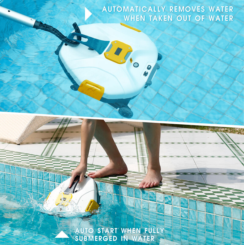 Bouches JET10-Robot nettoyeur de piscine à économie d'énergie, aspirateur automatique pour livres