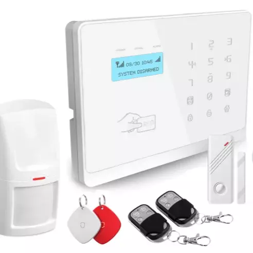 盗難防止ホームセキュリティシステムキット,3g SIMカード付き,ワイヤレスgsmバーナー,a-l-a-r-m