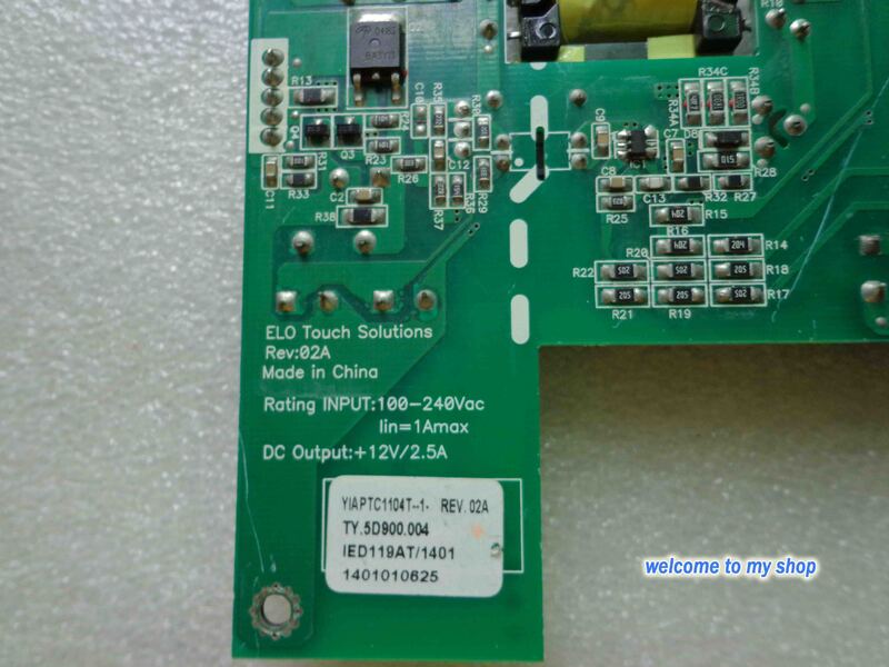 ELO ET1717L Power Supply board PCB1194T 131008 YPWBG1194PTG ELO power supply board