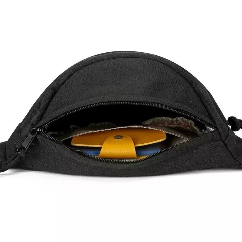 حقيبة كروسبودي متعددة الوظائف للرجال والنساء ، فاني حزمة أحادية اللون ، حقيبة الصدر والكتف ، جودة الخصر ، صغيرة ، الجودة
