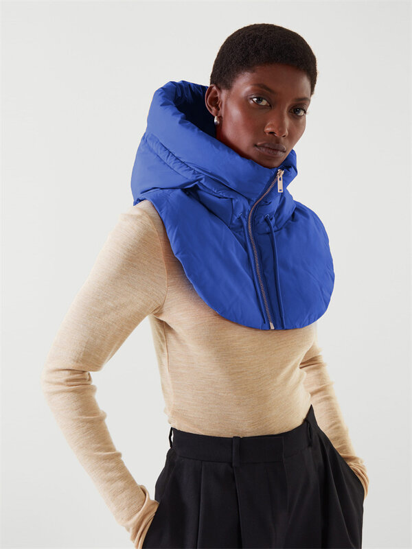 Jrry-ノースリーブのフード付きジャケット,ジッパー付きの女性用カジュアルベスト,ラウンドネック,ストリート,屋外用の短いパーカー