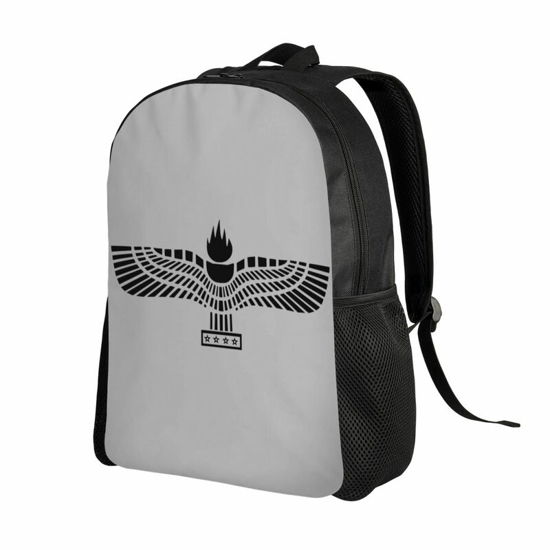 حقيبة ظهر مع علم للفتيان والفتيات ، طباعة ثلاثية الأبعاد ، suryoyo assyria ، حقيبة مدرسية ، حقيبة سفر ، كمبيوتر محمول 15 بوصة
