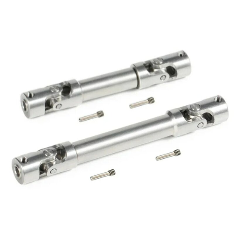 1/18 Universal Drive Joint RC Upgrade Part Aluminum Alloy Design Rc Universal Drive Joint For Axial Capra RC Car Part Silver