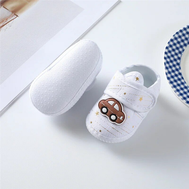 Zapatos suaves de algodón para bebés, calzado para primeros pasos de 0 a 12 meses, para recién nacidos