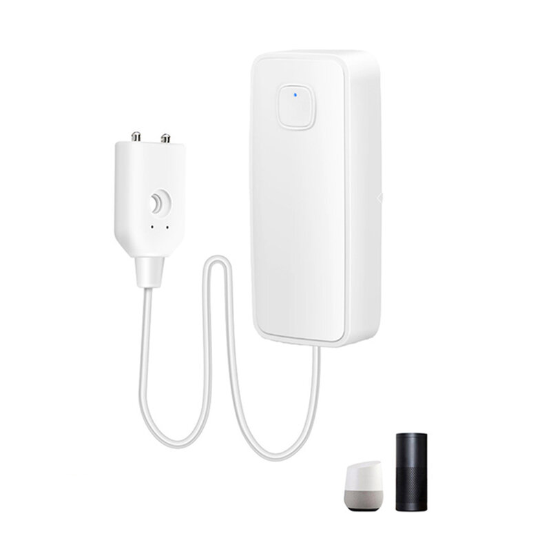Wireless Water Leakage Sensor  Tuya WiFi Alarm System  Durable and Practical  Perfect for Kitchen and Bathroom Use