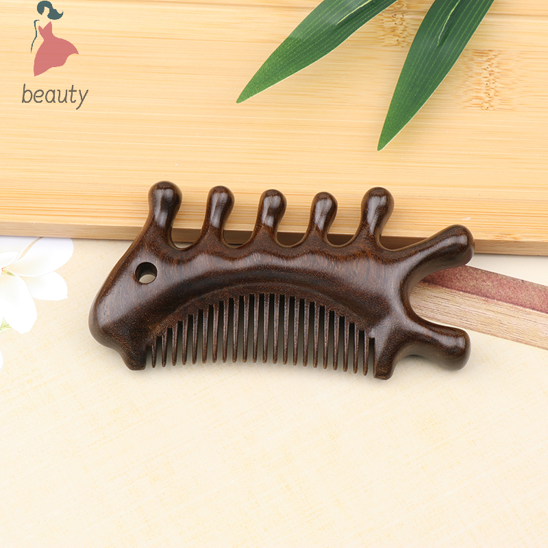Sandalwood Massage Comb Head Neck Nose Cheeks Hair Multifunctional Massage Comb Body Meridian Comb Anti-static Smooth Hair