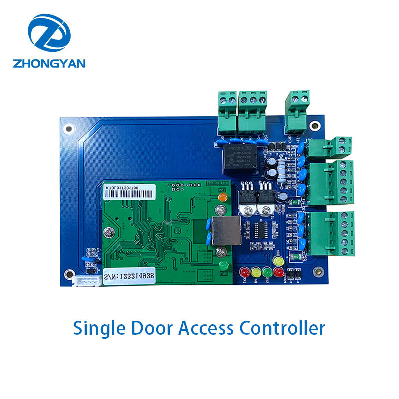 Wiegand pengontrol akses jaringan cerdas, perangkat lunak komunikasi jaringan TCP/IP Panel sistem kontrol akses pintu tunggal