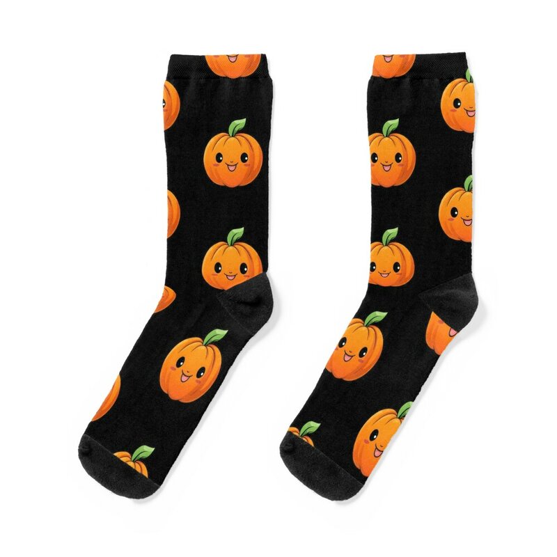 cute pumpkin face Socks funny gifts Children's funny gift Mens Socks Women's