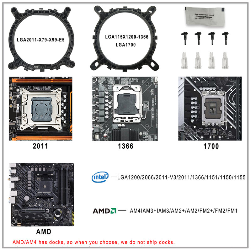 Intel lga 2011/1366/amd/am4用CPU冷却ファン,4ピン,90mm