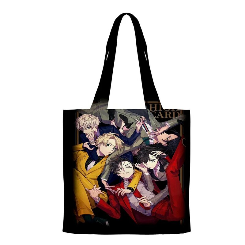 HIGH CARD Anime 2023 New Bag Shopping Bags Reusable Shoulder Shopper Bags Casual Handbag