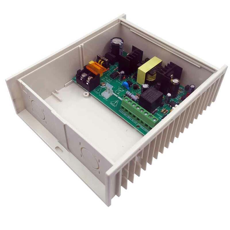 Akses catu daya 100 ~ 220V Input DC 12V 5A Output catu daya mendukung baterai cadangan dan saklar jarak jauh