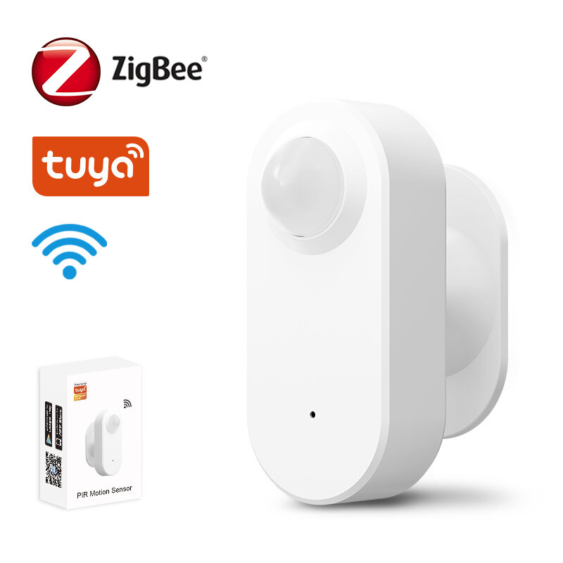 IHSENO Tuya Zigbee/Wifi Human Motion Presence Sensor App Remote Control PIR Detection For Smart Home Decor Security Alarm