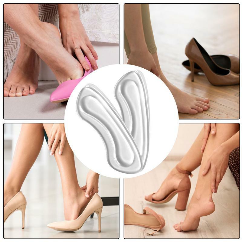Heel Cushions For Heels Heel Pads For Women Anti-Wear Shoe Pads For Women's Shoes Heel Pads Heel Protectors For Shoes Half-Size