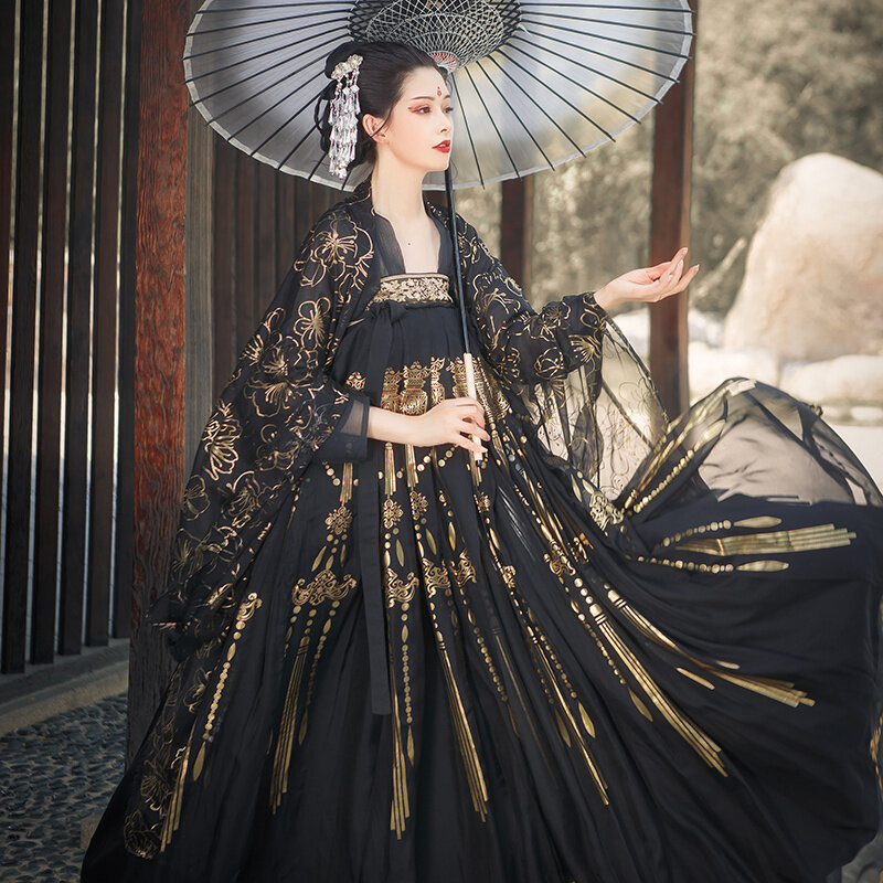 Hanfu الصينية التقليدية للنساء ، فستان الأميرة الشرقية ، فستان رقص سلالة تانغ أنيقة ، Hanfu القديمة