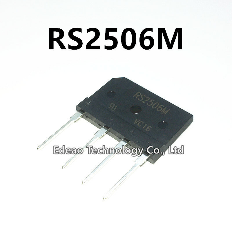 2 ~ 10ชิ้น/ล็อต RS2506M ใหม่จุ่ม-4 RS2506 25A 600V rectifier Bridge