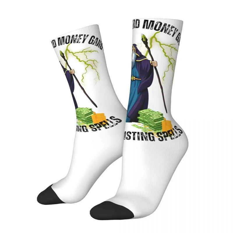 Desain gila Shadow Wizard Money Gang desain tema kaus kaki hangat semua musim kami suka melempar mantra hangat kaus kaki kru bernapas