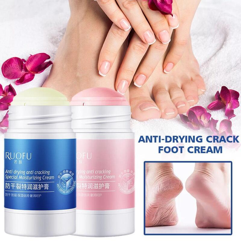 40G crema per i piedi crepa Anti-essiccazione crema per la riparazione delle mani screpolata cura delle mani rimozione dei piedi pelle morta D5V6