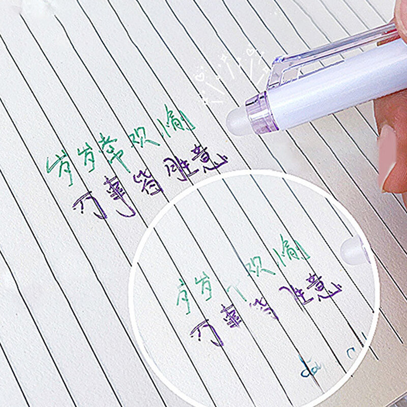 Pena Gel dapat dihapus beraroma kreatif 0.7mm pena netral berkilau pena jarum tinta warna-warni untuk menulis kantor alat tulis Korea