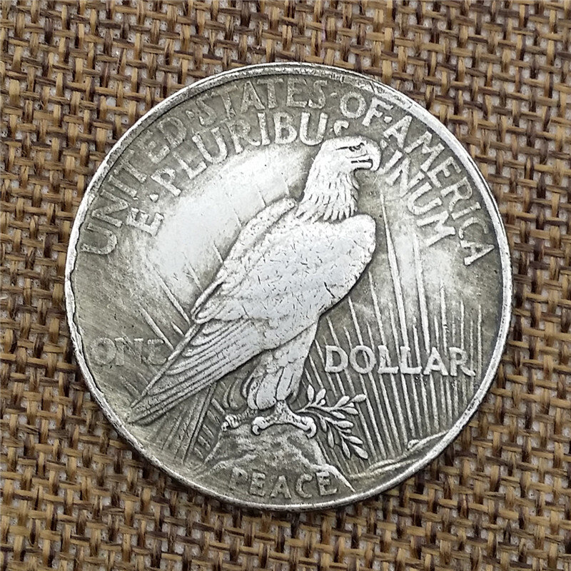Роскошная коллекция 1922 года, развлекательная парная художественная Монета на один доллар, решение о ночном клубе, монета, памятная карманная Монета на удачу + подарочный пакет