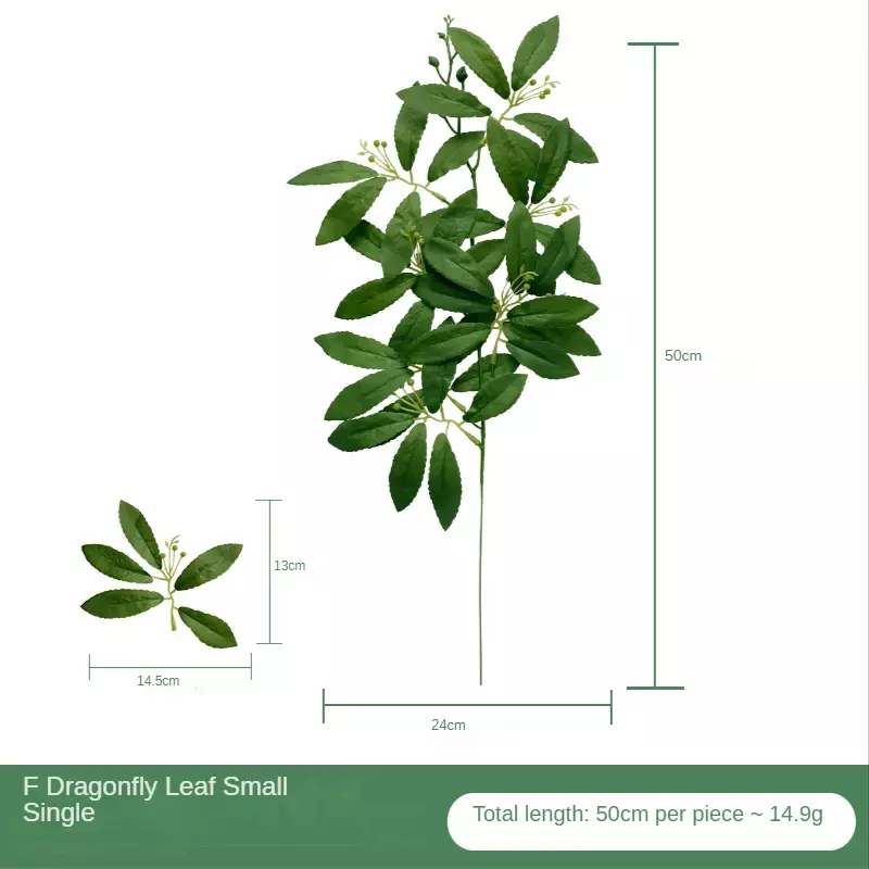 Künstliche grüne Pflanze gefälschte Eukalyptus blatt blumen arrangement zubehör hochzeits dekoration gefälschte Blumen