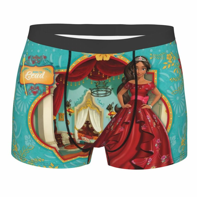 Disney Elena Of Avalor Underwear Male Printed Customized Anime Adventure Boxer Briefs Shorts Panties Breathable Underpants