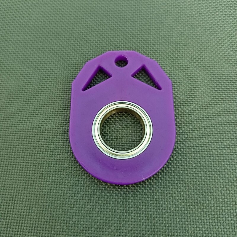 Relieve Boredom Keychain Fidget Spinner Light Trendy Anti-Anxiety Finger Fidget Ring Key Ring Light Weight Creative