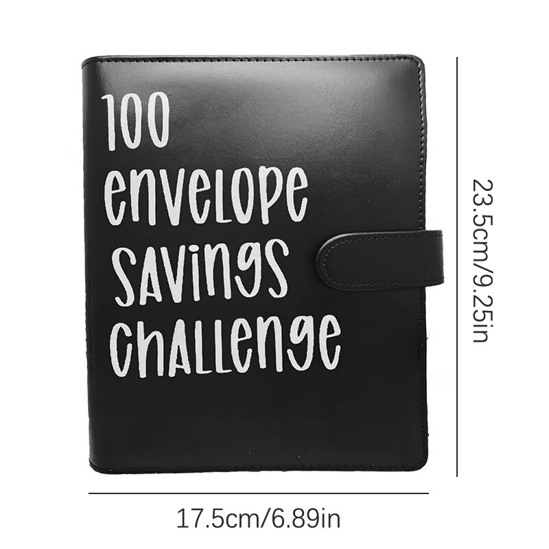 100 Envelope Challenge Binder, Easy And Fun Way To Save $5,050, Savings Challenges Binder, Budget Binder With Cash Envelopes