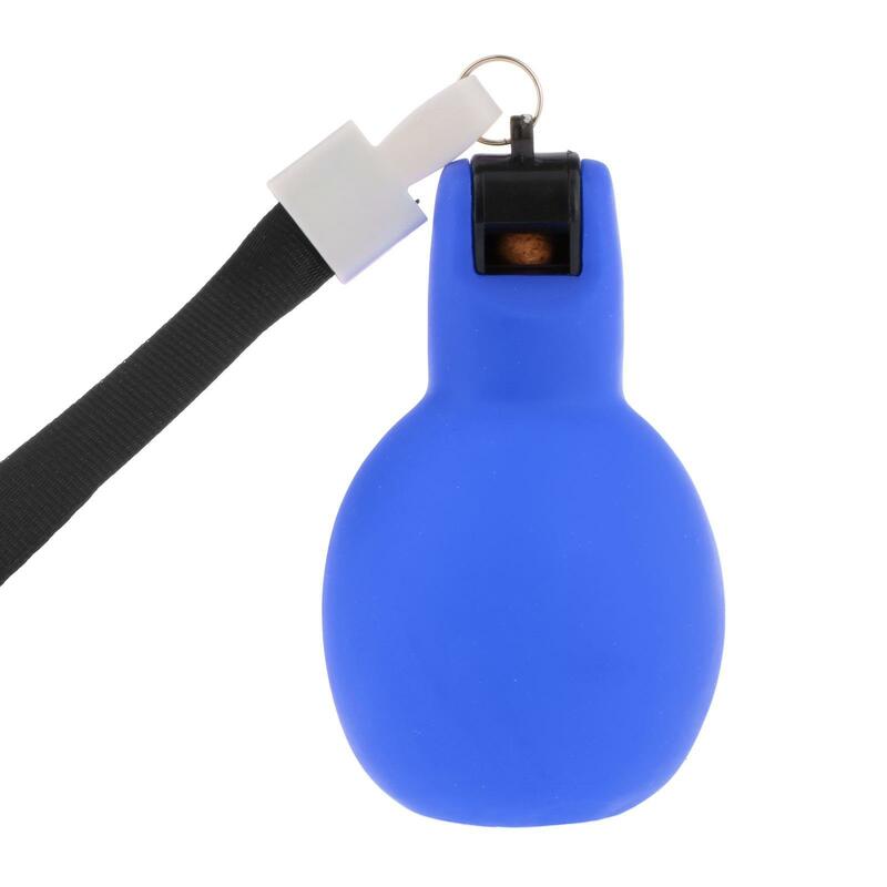 2Pcs Hand Whistles Survival Whistles with Lanyards Soft PVC Manual Coaches Whistles Trainer Whistles for Trekking