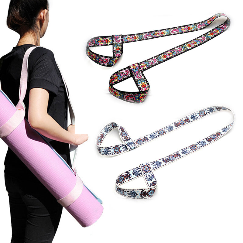 Yoga Adjustable Shoulder Strap Yoga Mat Band Carrier Shoulder Carry Strap Sling