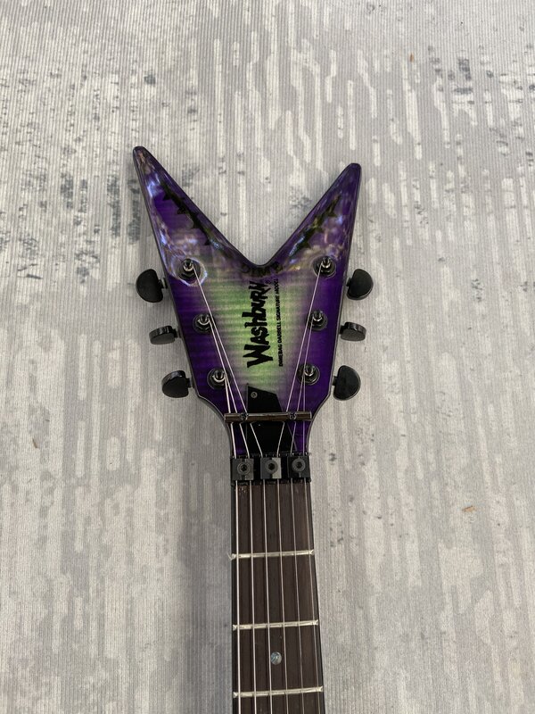 2024new! washburn guitar, Made in China, green rim black, aaaa flame maple, 20days shipping