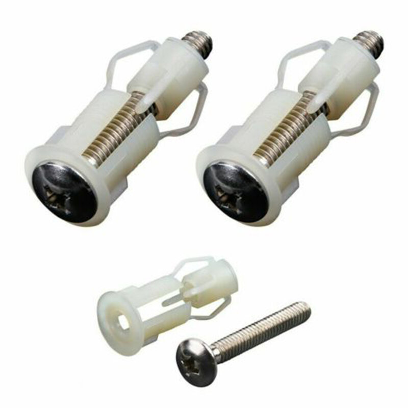Brand New High Quality Durable Toilet Toilet Seat Screws WC Seat Screw Kit Top Fix Blind Hole Fitting Kits Nut Cover