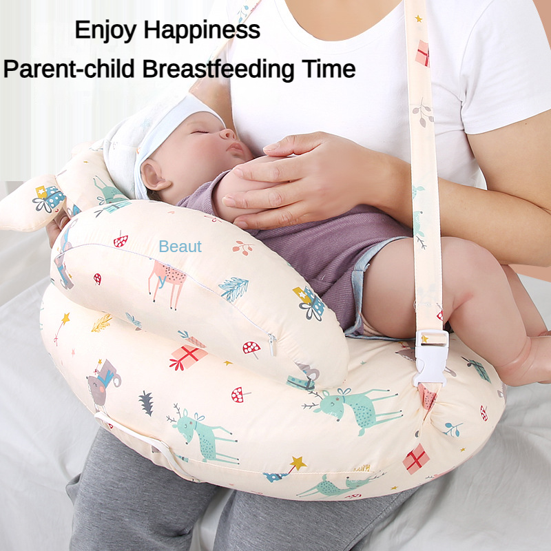 Breastfeeding and Waist Nursing Pillow for Newborns and Moms, Pregnant Nursing Pillow With Removable Cotton Cover