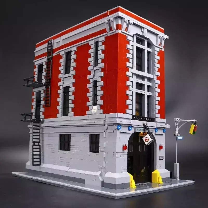 New 16001 Ghostbusters Firehouse Headquarters 4634PCS Building Blocks Bricks Kit Compatible 75827 Christmas Birthday Gifts