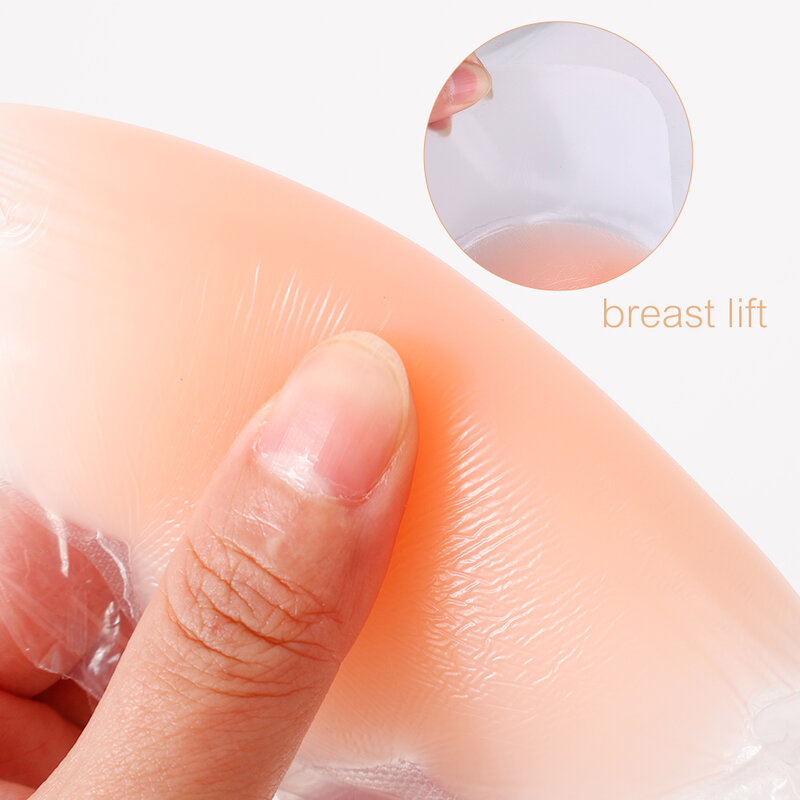 Vrouwen Lift Up Onzichtbare Herbruikbare Zelfklevende Siliconen Borstlift Tape Nipple Cover Borst Plakken Push Up Party Jurk Bras