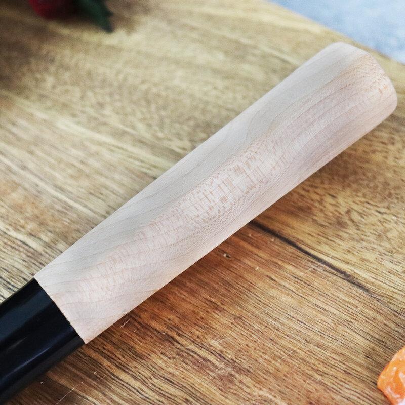 Японский Нож для сашими, профессиональный нож для нарезки рыбы, лосося, суши, необработанный стальной нож для нарезки рыбы