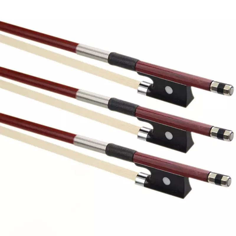 1/4 1/8 1/10 Violin Bow Horsehair Beginner Practice Carbon Fiber Bow Violins Accessories Stringed Instruments Parts Smooth Play