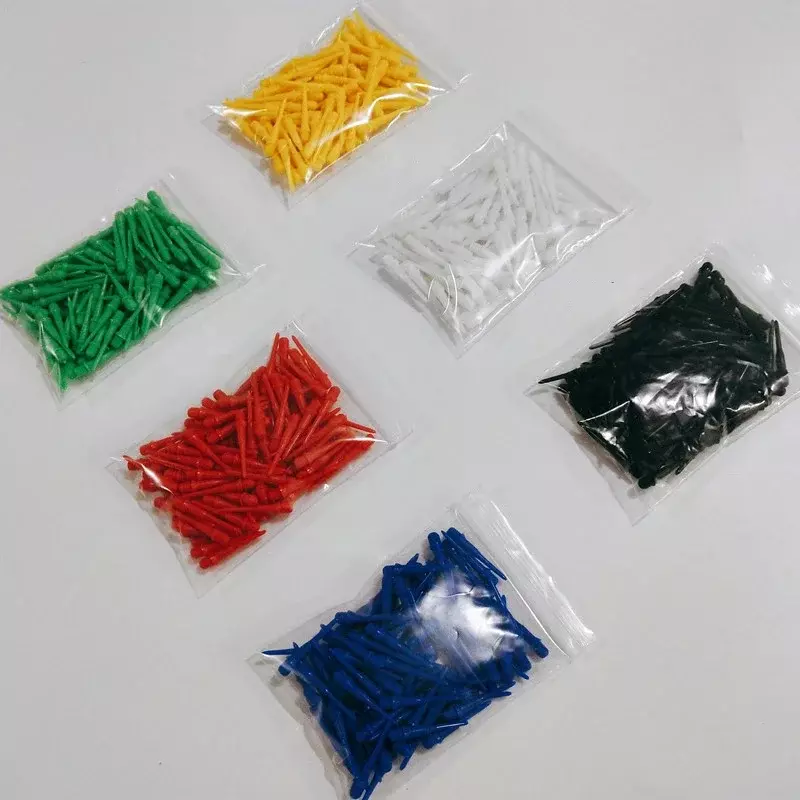 100 PCS Colorful Soft Dart Tips 2BA Screw High Precision Professional Electronic Dart Replacement Plastic Accessories