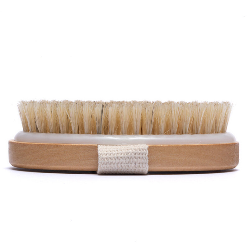 Spazzola da bagno in legno spazzola in fibra vegetale di Sisal in legno naturale esfoliante e promuove la circolazione sanguigna spazzola per massaggio del corpo