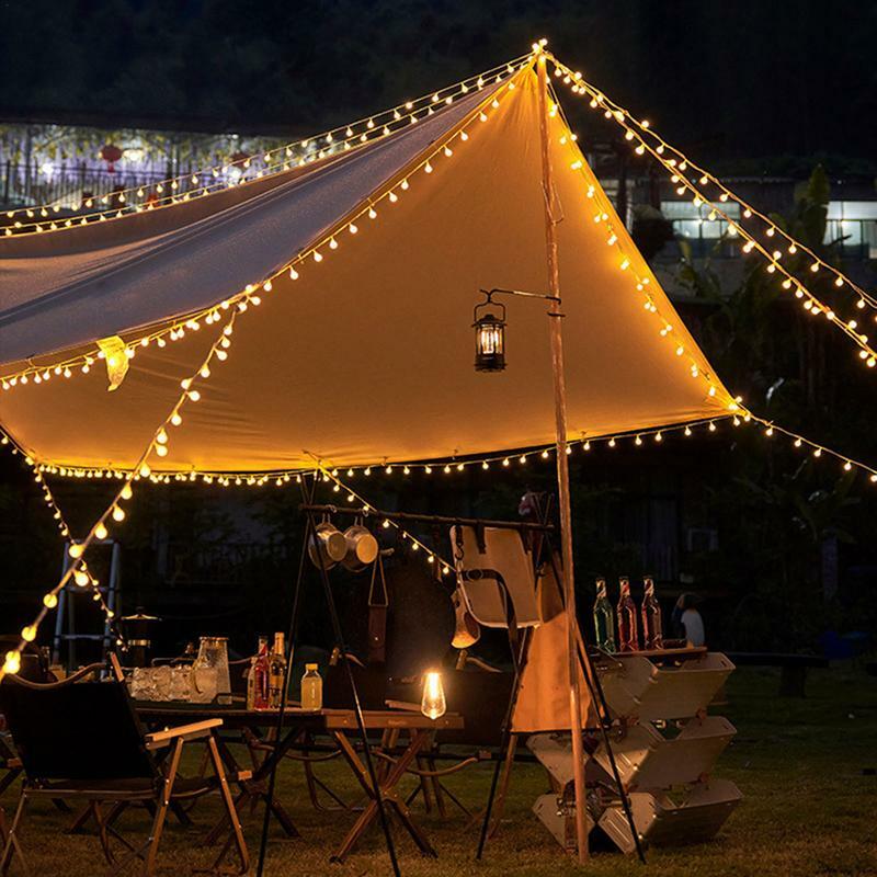 Luci natalizie a LED impermeabili con luci a stringa Decorative antigelo ad alta luminosità per la terrazza del giardino della camera da letto